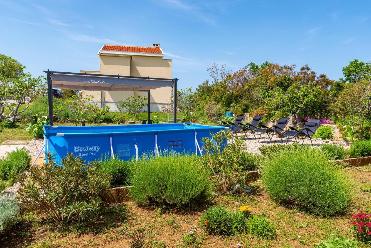 Apartment Sea And Mountain With Pool 노비그래드달마샤 외부 사진